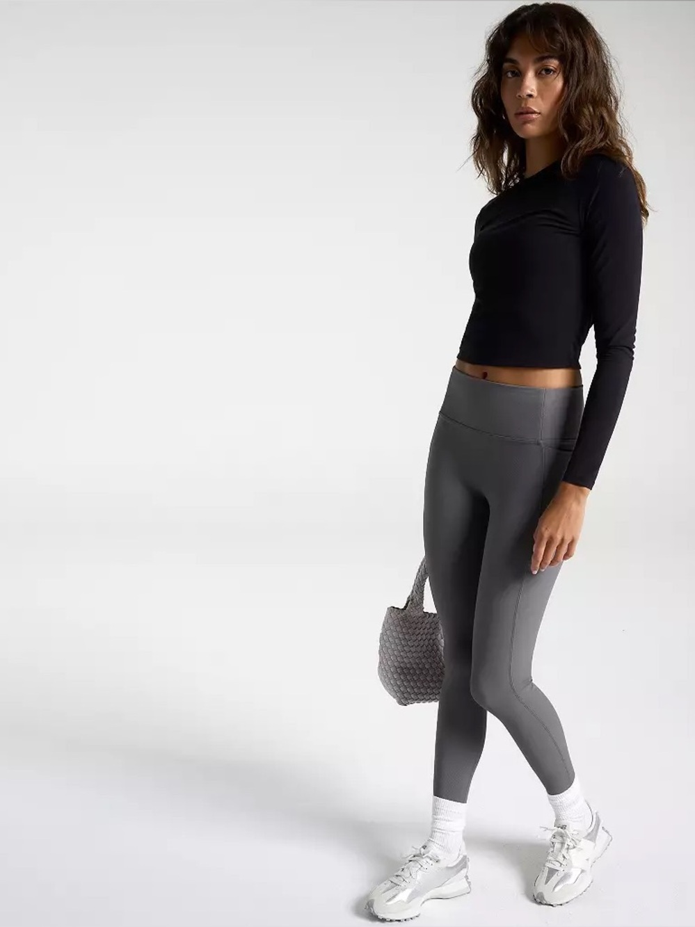 Calia Women’s Essential Rib Leggings Steel Graphite
